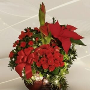 Iso asetelma joulun unelma valaistu